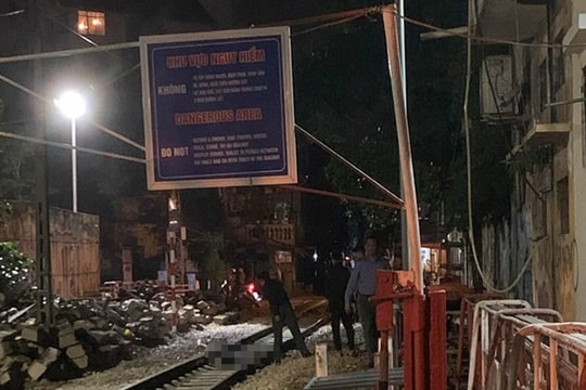 Nam thanh niên tử nạn gần phố cà phê đường tàu