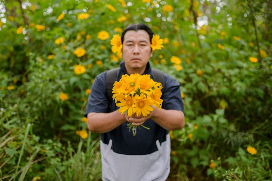 Ảnh: Hoa dã quỳ khoe sắc, Đà Lạt nườm nượp du khách chụp ảnh "sống ảo"