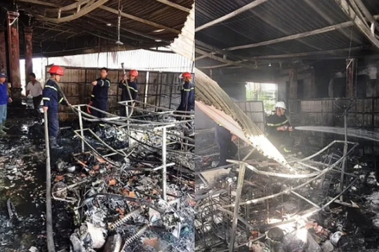 Hỏa hoạn thiêu rụi cửa hàng tạp hóa, thiệt hại gần 2 tỷ đồng