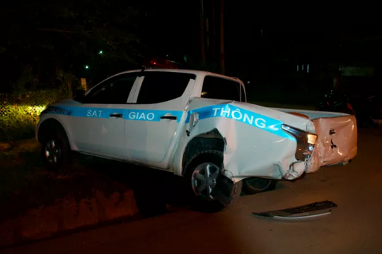 Vụ xe tải tông CSGT: Tài xế có nồng độ cồn vượt gần 3 lần mức phạt tối đa