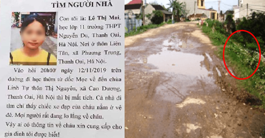 Tìm thấy nữ sinh lớp 11 "mất tích" trên đường đi học về