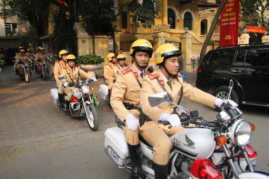 Phân luồng giao thông, tổ chức hướng đi tới sân vận động Mỹ Đình ngày 19/11