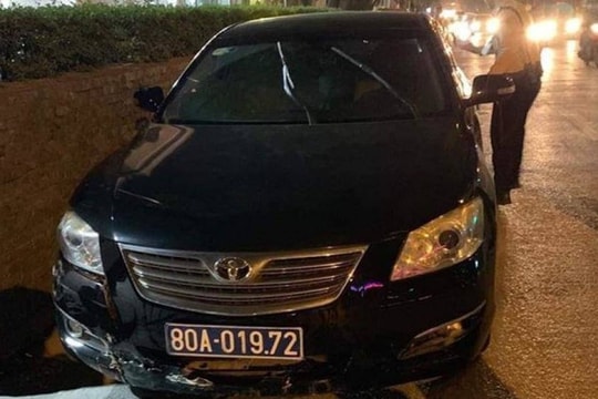 VFF đình chỉ tài xế say xỉn lái xe biển xanh gây tai nạn rồi bỏ chạy