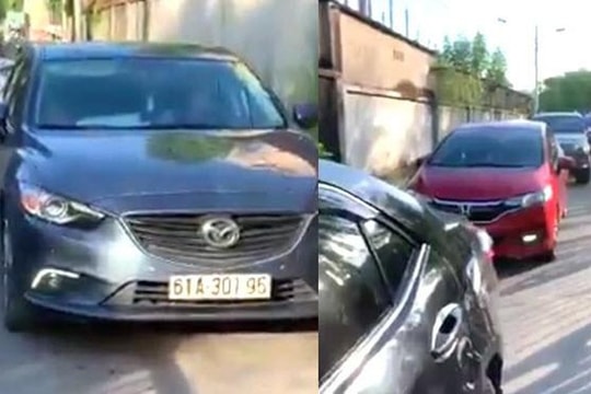 Clip: Nữ tài xế chạy xe ngược chiều, quyết không nhường đường cho các xe chạy đúng