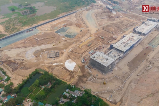 Ảnh: Cận cảnh những "đường cua huyền diệu" đang gấp rút hoàn thành tại đường đua F1