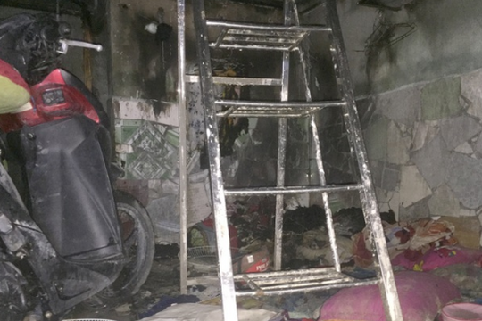 Người đàn ông nghi tự thiêu trong phòng trọ do mâu thuẫn với vợ