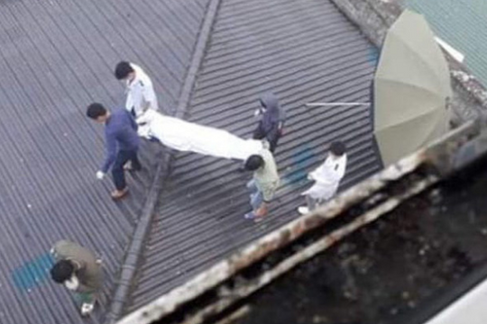 Nam bệnh nhân rơi từ tầng 7 bệnh viện xuống tử vong