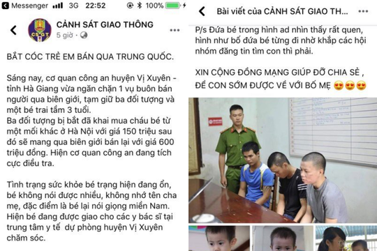 Phẫn nộ trước việc tin giả lấy hình ảnh bé trai "câu like rẻ tiền" trên facebook