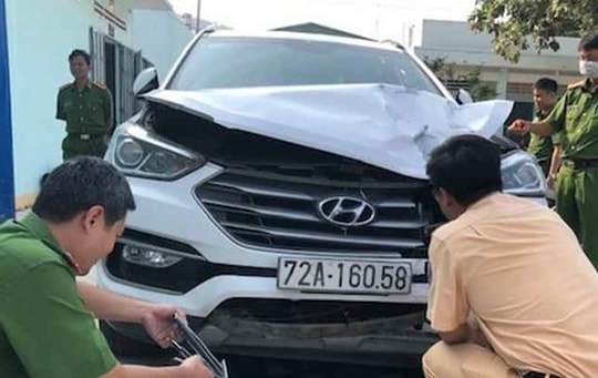 Đại úy Công an bị ô tô chạy 100km/h tông trúng tử vong