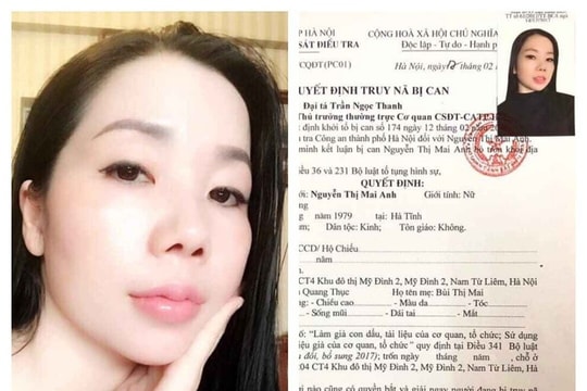 Hà Nội: Truy nã người phụ nữ làm giả hồ sơ bệnh án tâm thần cho phạm nhân