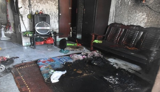 Bắt đối tượng phóng hỏa đốt nhà trọ khiến 2 người bỏng nặng