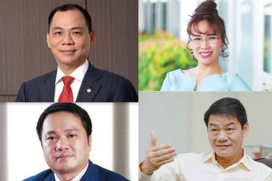 Việt Nam có 4 tỷ phú USD lọt top siêu giàu thế giới