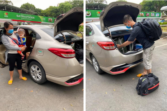 Thấy cặp vợ chồng tìm xe đưa con nhỏ đi hóa trị, người đàn ông có hành động được dân mạng ủng hộ