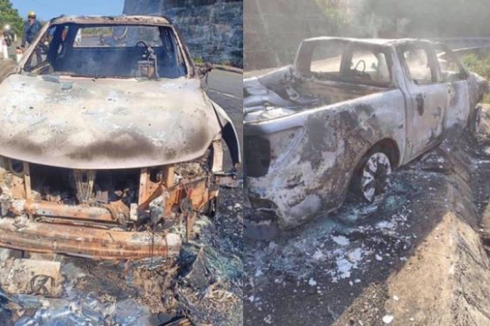 Vụ thi thể trong xe bán tải cháy trơ khung: Bắt khẩn cấp Bí thư xã để điều tra