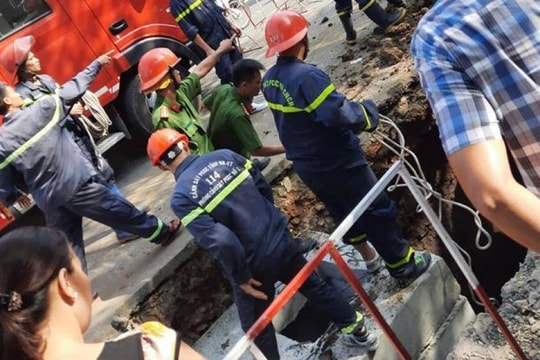 Công nhân thiệt mạng vì đất lở khi điều chỉnh cống thoát nước