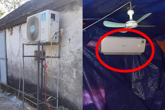 Thương con chịu nóng, bố có hành động "buồn cười" nhưng đáng ngưỡng mộ