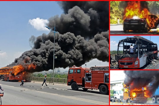 Liên tiếp xảy ra nhiều vụ cháy xe ô tô