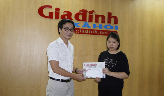 Bạn đọc hảo tâm hỗ trợ bé trai 8 tuổi bị u não có 2 người thân cùng bị ung thư