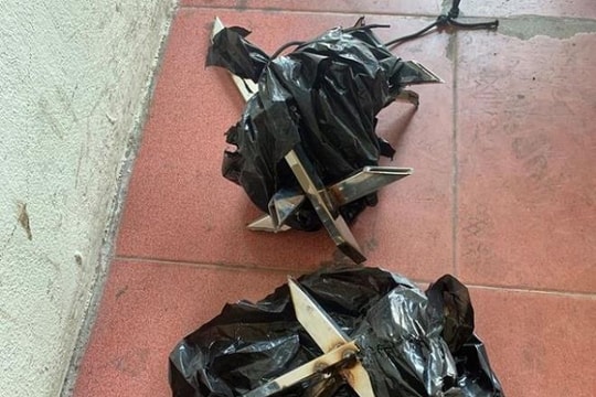 Truy nguồn gốc túi nilon chứa nhiều chông nhọn vứt trên quốc lộ 18