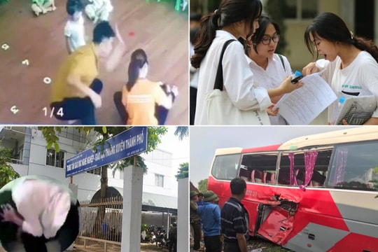 Giáo dục tuần qua: Bé 2 tuổi bị huynh của bạn hành hung, Ô tô chở học sinh va chạm với tàu hỏa