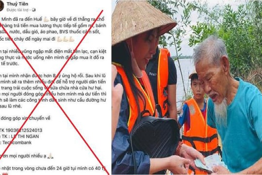 Kẻ mạo danh ca sĩ Thủy Tiên kêu gọi từ thiện có thể bị xử lý thế nào?