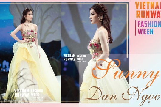 Sunny Đan Ngọc catwalk hút hồn trên sàn runway Tuần lễ thời trang Việt Nam 2020