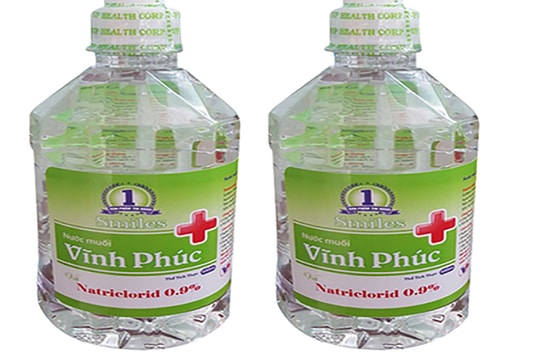 Đình chỉ lưu hành, thu hồi toàn quốc mỹ phẩm “Nước muối Vĩnh Phúc Smiles” của Công ty Thương mại thiết bị y tế Vĩnh Phúc