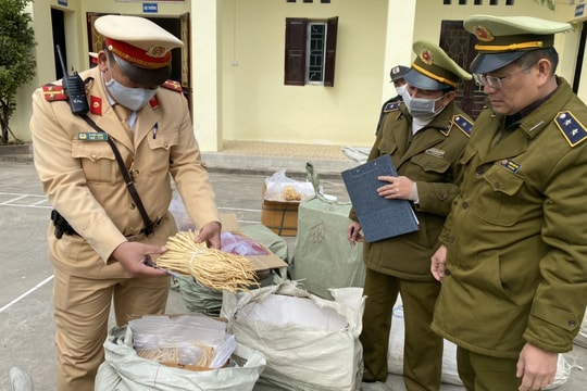 Lạng Sơn: Ngăn chặn hơn 1,2 tấn dược liệu nhập lậu