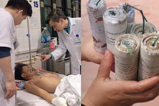 Báo động tình trạng tai nạn thương tích do nổ pháo tự chế