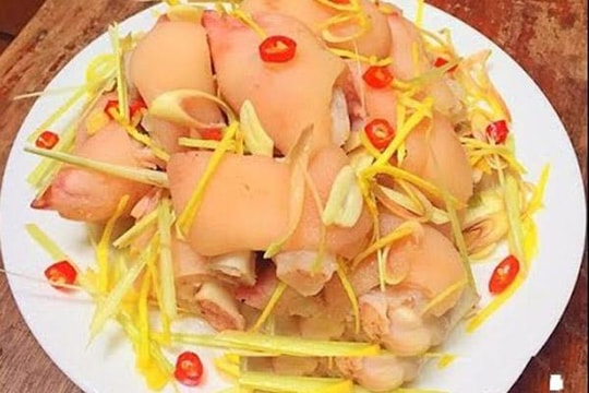 Chân giò ngâm chua cay đổi vị ngày Tết