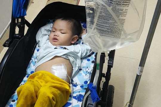 Sự sống mong manh của bé trai 17 tháng bị bệnh tim, thận cần sự hỗ trợ