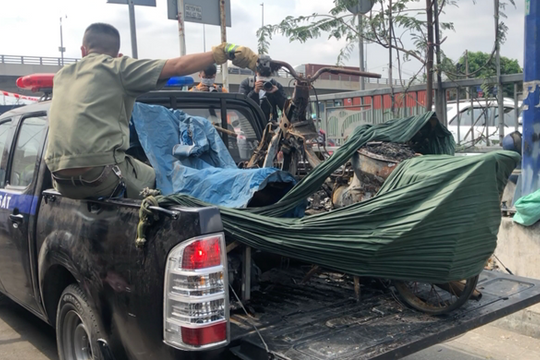 Ảnh: Hiện trường vụ cháy khiến 6 người cùng gia đình chết thương tâm