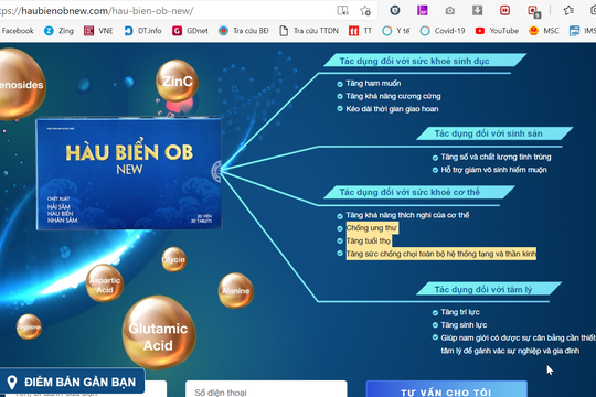 Công ty Grow Green AZ có liên quan đến các sản phẩm do mình phân phối bị quảng cáo sai phép hay không?