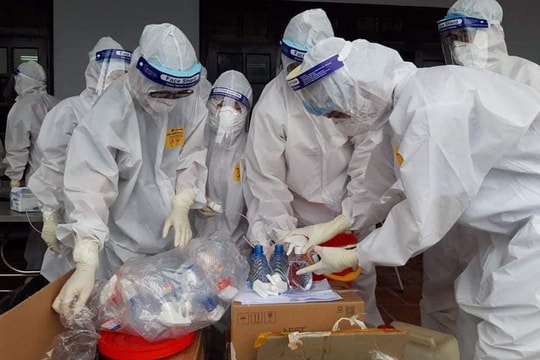 Triển khai test nhanh tại 3 điểm nóng của Việt Yên (Bắc Giang): Lực lượng hỗ trợ tự tin, người dân lạc quan, tin tưởng