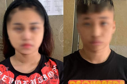 Đôi nam nữ 16 và 17 tuổi liều lĩnh cướp xe ôm trên phố Hà Nội