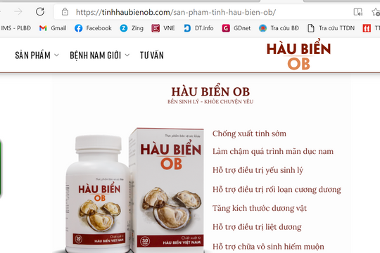 Vì sao Công ty phân phối Hàu biển OB và Hàu biển OB New bị lập biên bản xử phạt?