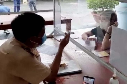 Nữ tài xế đi ngược chiều trên cao tốc Nội Bài- Lào Cai bị phạt 17 triệu