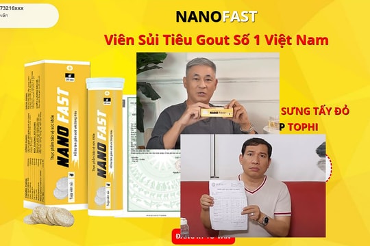 Thực phẩm bảo vệ sức khỏe Nano Fast có tác dụng nhanh gấp 70 lần thuốc thông thường?