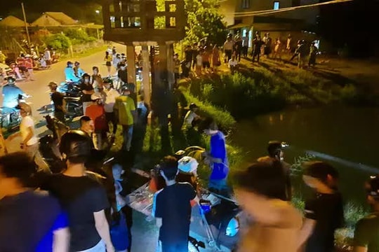 Hai chị em ruột tử vong sau khi trượt chân xuống kênh thủy lợi