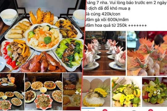 COVID-19 hoành hành, người Hà Nội sắm lễ Vu Lan qua 'chợ mạng'