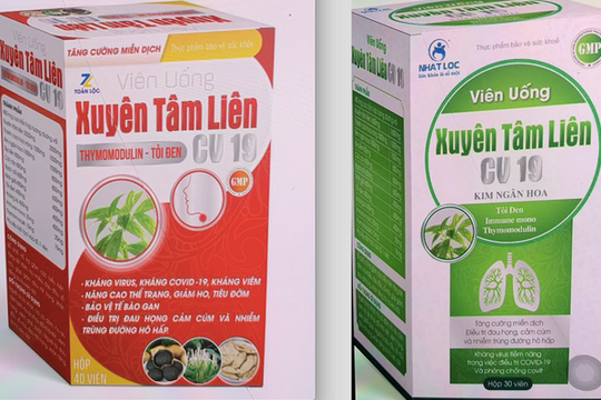 Cục An toàn thực phẩm đề nghị rà soát toàn bộ sản phẩm ghi nhãn phòng, điều trị COVID-19