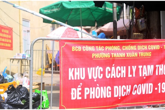 Ổ dịch Thanh Xuân Trung thêm 37 ca COVID-19, Hà Nội có tổng 66 ca trong một ngày