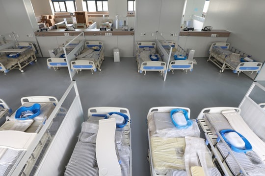 Cận cảnh Bệnh viện dã chiến quy mô 500 giường ở Hà Nội trước ngày hoạt động