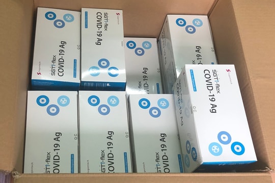 Thu giữ 1.000 bộ kit test nhanh COVID-19 có dấu hiệu nhập lậu
