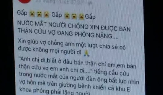 "Xào" lại thông tin hoàn cảnh khó khăn rồi kêu gọi từ thiện để lừa đảo