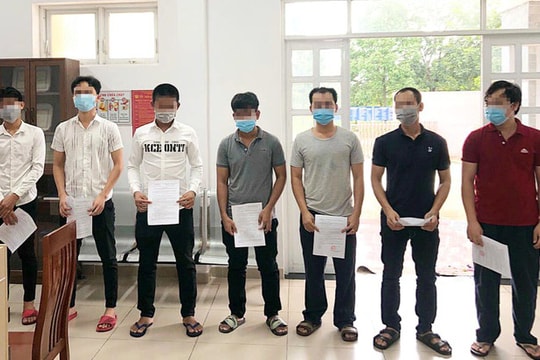 Tụ tập ăn nhậu ở công ty "3 tại chỗ", 7 người bị phạt hơn 100 triệu đồng