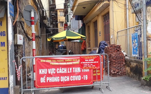 'Điểm nóng' Thanh Xuân Trung của Hà Nội đón người dân đầu tiên trở về nhà