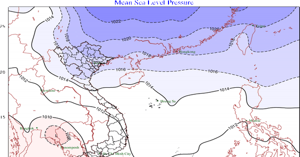Gió mùa Đông Bắc tràn xuống, Hà Nội mưa rét trở lại