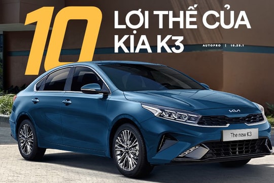 10 lợi thế giúp Kia K3 duy trì ngôi vương phân khúc C - Sedan tại Việt Nam