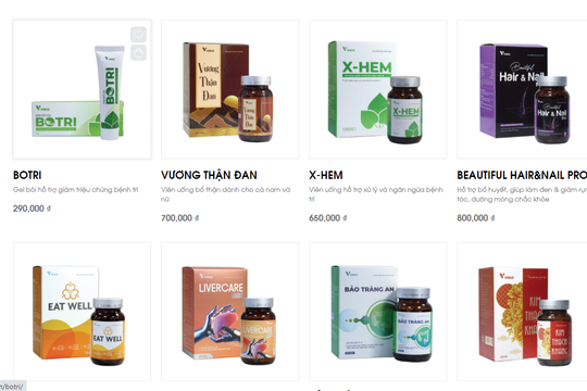 Hàng loạt sản phẩm của Công ty Venus quảng cáo sai phép?